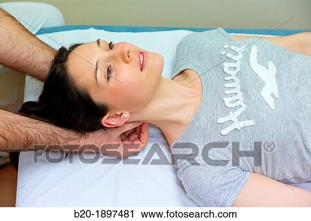 Massage therapy in cervical musculature Gym Physiotherapy medical center, Donostia, San Sebastian, Gipuzkoa, Basque Country, Spain View Large Photo Image Stock Image - Massage therapy in cervical musculature Gym Physiotherapy medical center, Donostia, San Sebastian, Gipuzkoa, Basque Country, Spain. Fotosearch