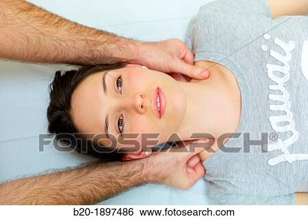 Massage therapy in cervical musculature Gym Physiotherapy medical center, Donostia, San Sebastian, Gipuzkoa, Basque Country, Spain View Large Photo Image Stock Photograph - Massage therapy in cervical musculature Gym Physiotherapy medical center, Donostia, San Sebastian, Gipuzkoa, Basque Country, Spain. Fotosearch