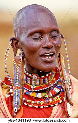 Massai Woman View Large Photo Image Stock Image - Massai Woman. Fotosearch