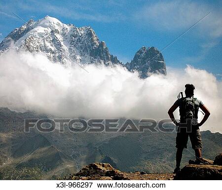 Massif of Mont-Blanc French Alps View Large Photo Image Stock Photo - Massif of Mont-Blanc French Alps. Fotosearch