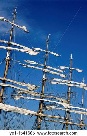 Mast of a Russian sailing ship Sedov docked in Marseille, France View Large Photo Image Stock Photography - Mast of a Russian sailing ship Sedov docked in Marseille, France. Fotosearch