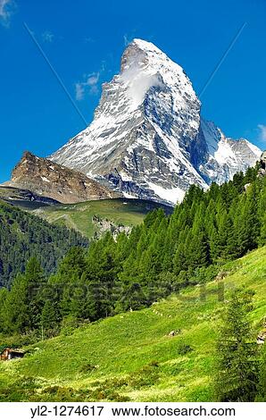 Matterhorn mountain peak - Swiss Alps - Switzerland View Large Photo Image Stock Photo - Matterhorn mountain peak - Swiss Alps - Switzerland. Fotosearch