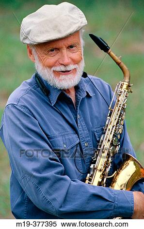 mature saxaphone player View Large Photo Image Stock Photography - mature saxaphone player. Fotosearch
