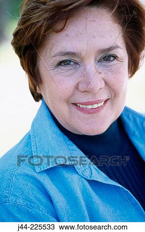 Mature woman smiling View Large Photo Image Stock Image - Mature woman smiling. Fotosearch
