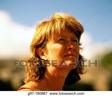 Mature woman View Large Photo Image Stock Photo - Mature woman. Fotosearch