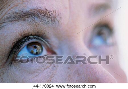 Mature woman's eyes View Large Photo Image Picture - Mature woman's eyes. Fotosearch