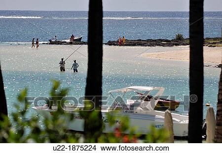 Mauritius, Belle Mare beach, by The Residence Resort View Large Photo Image Picture - Mauritius, Belle Mare beach, by The Residence Resort. Fotosearch