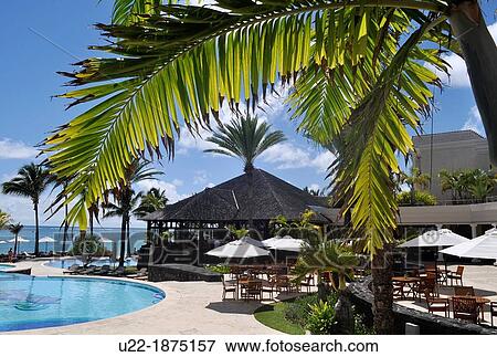 Mauritius, Belle Mare, The Residence Resort View Large Photo Image Stock Photo - Mauritius, Belle Mare, The Residence Resort. Fotosearch