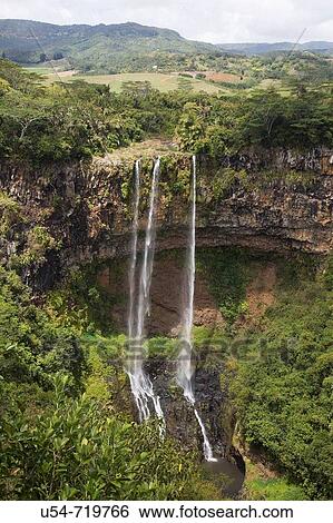 Mauritius, Chamarel falls View Large Photo Image Stock Photograph - Mauritius, Chamarel falls. Fotosearch