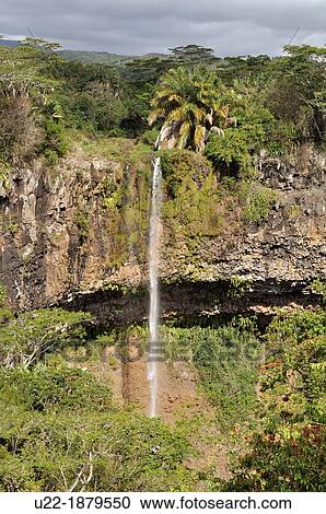 Mauritius, Chamarel, waterfall View Large Photo Image Stock Image - Mauritius, Chamarel, waterfall. Fotosearch