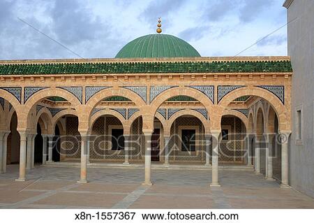 Mausoleum of Habib Bourghiba 1963, Monastir View Large Photo Image Stock Photo - Mausoleum of Habib Bourghiba 1963, Monastir. Fotosearch