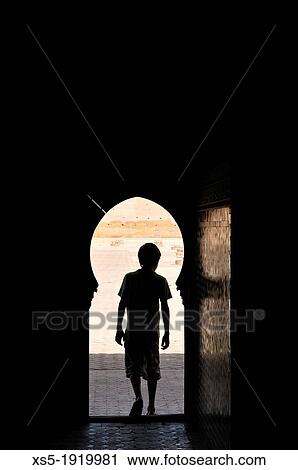 Stock Image - Mausoleum of Moulay Isma? l, Meknes, Morocco.. Fotosearch