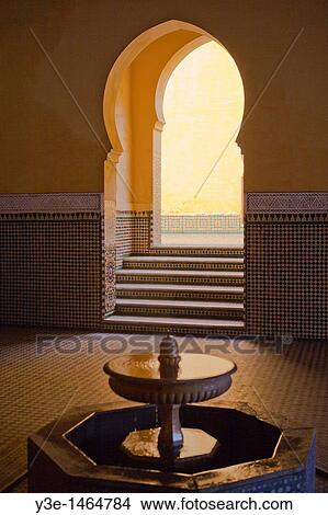 Mausoleum of Moulay Ismail, Meknes, Morocco View Large Photo Image Picture - Mausoleum of Moulay Ismail, Meknes, Morocco. Fotosearch