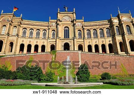 Maximilianeum, building of the bavarian parliament, M? nchen, Munich, Bavaria, Germany, Europe View Large Photo Image Stock Photo - Maximilianeum, building of the bavarian parliament, M? nchen, Munich, Bavaria, Germany, Europe. Fotosearch