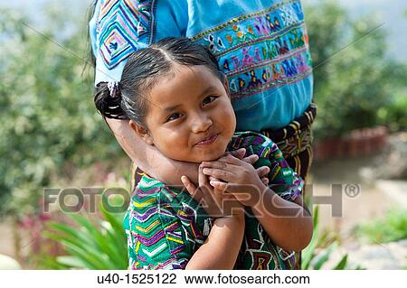 Mayan Girl with Mother View Large Photo Image Stock Image - Mayan Girl with Mother. Fotosearch