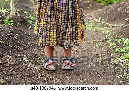 Stock Photography - Mayan Girls feet. Fotosearch