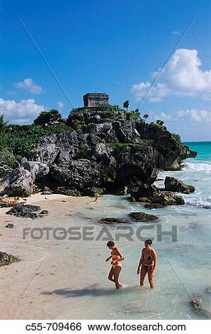 Mayan ruins. Tulum, Yucatan, Mexico View Large Photo Image Stock Photograph - Mayan ruins. Tulum, Yucatan, Mexico. Fotosearch