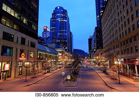 McGill College Avenue, Montreal, Quebec, Canada View Large Photo Image Stock Photography - McGill College Avenue, Montreal, Quebec, Canada. Fotosearch