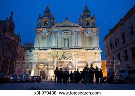 Mdina, Cathedral of St Peter and St Paul Malta View Large Photo Image Stock Photo - Mdina, Cathedral of St Peter and St Paul Malta. Fotosearch