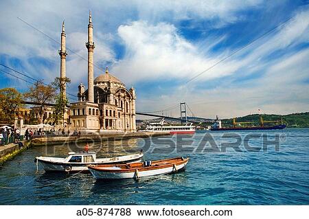 Mecidiye Camii mosque (1854) in Ortakoy neighbourhood, Istanbul, Turkey View Large Photo Image Stock Photo - Mecidiye Camii mosque (1854) in Ortakoy neighbourhood, Istanbul, Turkey. Fotosearch