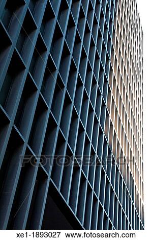 Stock Photo - Mediapro Building, 2008, Arch Carles Ferrater, 22 @, Barcelona, Catalonia, Spain. Fotosearch