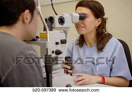 Medical examination, Ophthalmology. Hospital de Zumarraga, Gipuzkoa, Euskadi, Spain View Large Photo Image Stock Photo - Medical examination, Ophthalmology. Hospital de Zumarraga, Gipuzkoa, Euskadi, Spain. Fotosearch