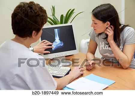 Medical informing patient X-ray image ankle, Physiotherapy medical center, Donostia, San Sebastian, Gipuzkoa, Basque Country, Spain View Large Photo Image Stock Photo - Medical informing patient X-ray image ankle, Physiotherapy medical center, Donostia, San Sebastian, Gipuzkoa, Basque Country, Spain. Fotosearch