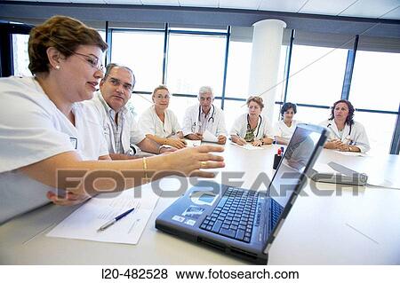 Medical staff meeting. Hospital Universitario Gran Canaria Doctor Negrin, Las Palmas de Gran Canaria. Canary Islands, Spain View Large Photo Image Stock Photo - Medical staff meeting. Hospital Universitario Gran Canaria Doctor Negrin, Las Palmas de Gran Canaria. Canary Islands, Spain. Fotosearch
