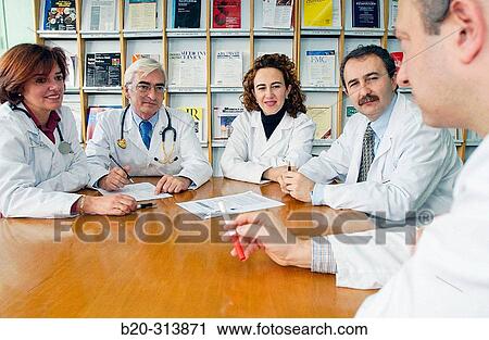 Medical staff meeting in hospital View Large Photo Image Stock Image - Medical staff meeting in hospital. Fotosearch