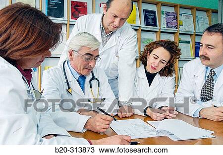 Medical staff meeting in hospital View Large Photo Image Stock Image - Medical staff meeting in hospital. Fotosearch