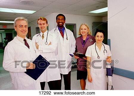 Stock Image - Medical team. Fotosearch