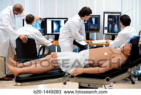 Stock Image - Medical Visualization Software, Health and Biomedical applications, Vicomtech-IK4 Visual Interaction and Communication Technologies Centre. Fotosearch