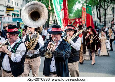Medieval festivity in Lyon, France. View Large Photo Image Stock Photograph - Medieval festivity in Lyon, France.. Fotosearch