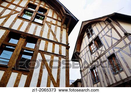 medieval houses in Troyes in France View Large Photo Image Stock Image - medieval houses in Troyes in France. Fotosearch