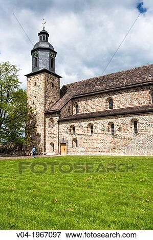 Medieval monastery of Lippoldsberg, Hesse, Germany, Europe View Large Photo Image Stock Photo - Medieval monastery of Lippoldsberg, Hesse, Germany, Europe. Fotosearch