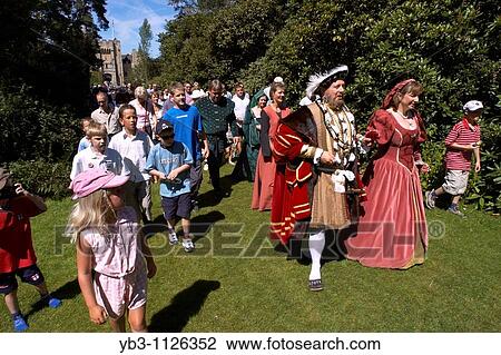Stock Image - Medieval Show, Hever Castle, Kent, England. Fotosearch