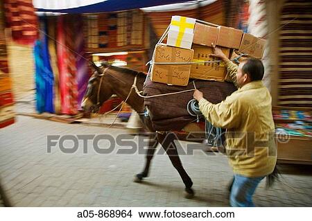 Picture - Medina, Fes el Bali, Fes, Morocco. Fotosearch