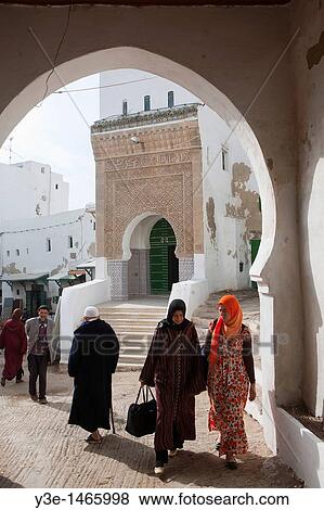 Medina gate, Tetouan Morocco View Large Photo Image Stock Photo - Medina gate, Tetouan Morocco. Fotosearch