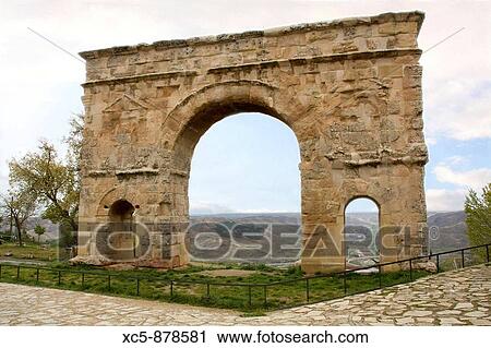 Medinaceli's Roman arch, only one in Spain with three arcades 1st century A D View Large Photo Image Stock Image - Medinaceli's Roman arch, only one in Spain with three arcades 1st century A D. Fotosearch