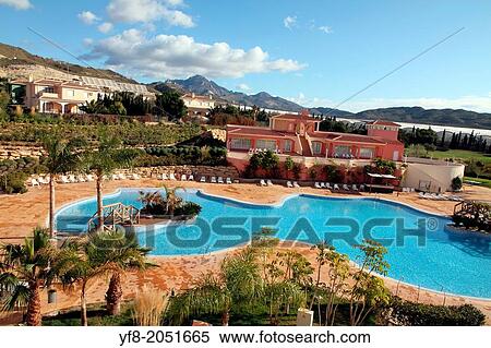 Mediterranean Resort in Alicante Spain. View Large Photo Image Stock Photography - Mediterranean Resort in Alicante Spain.. Fotosearch