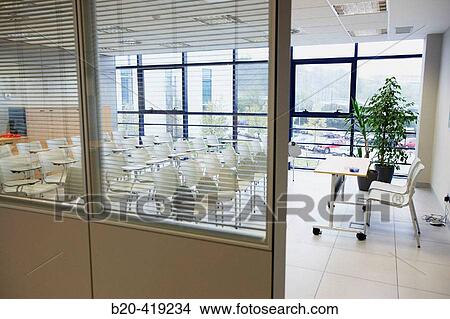 Meeting and training room. Offices. Donostia, San Sebastian. Euskadi. Spain. View Large Photo Image Picture - Meeting and training room. Offices. Donostia, San Sebastian. Euskadi. Spain.. Fotosearch