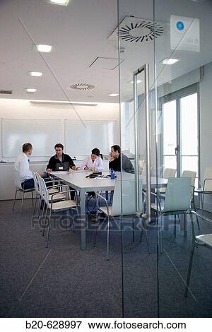 Meeting, office, biopharmaceutical lab, Grupo Genetrix, Madrid View Large Photo Image Stock Photo - Meeting, office, biopharmaceutical lab, Grupo Genetrix, Madrid. Fotosearch