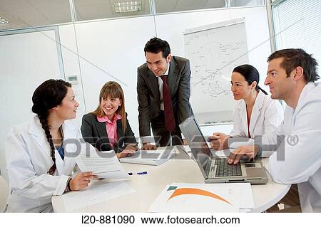 Meeting room View Large Photo Image Stock Image - Meeting room. Fotosearch