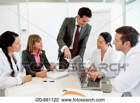 Meeting room View Large Photo Image Stock Image - Meeting room. Fotosearch