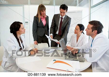 Meeting room View Large Photo Image Stock Photo - Meeting room. Fotosearch