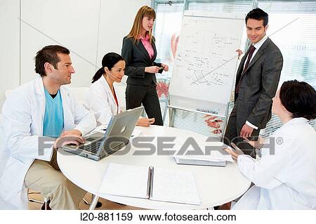 Meeting room View Large Photo Image Stock Photo - Meeting room. Fotosearch