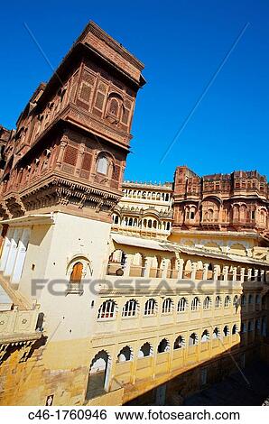 Stock Photograph - Meherangarh Fort Jodhpur Rajasthan India.. Fotosearch