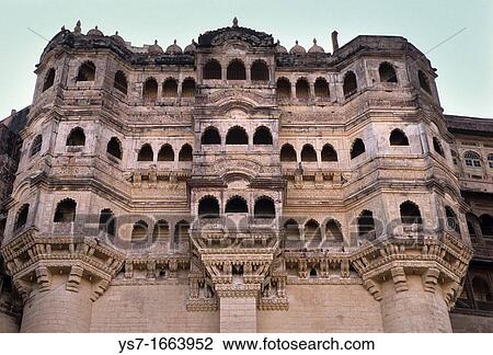 Mehrangarh Fort in Jodhpur city, the blue city in Rajasthan state, India, Asia View Large Photo Image Stock Image - Mehrangarh Fort in Jodhpur city, the blue city in Rajasthan state, India, Asia. Fotosearch
