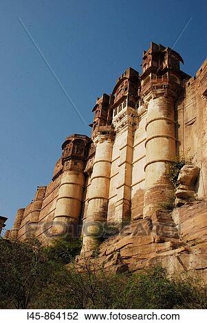Mehrangarh Fort in Jodhpur India View Large Photo Image Stock Image - Mehrangarh Fort in Jodhpur India. Fotosearch