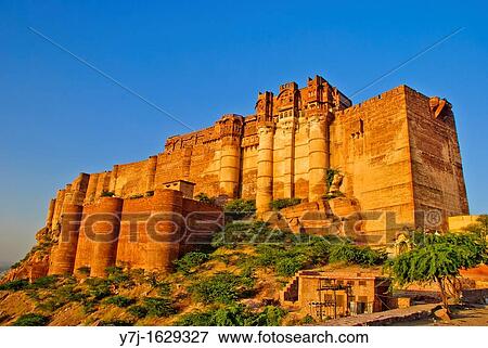 Mehrangarh Fort View Large Photo Image Stock Photo - Mehrangarh Fort. Fotosearch